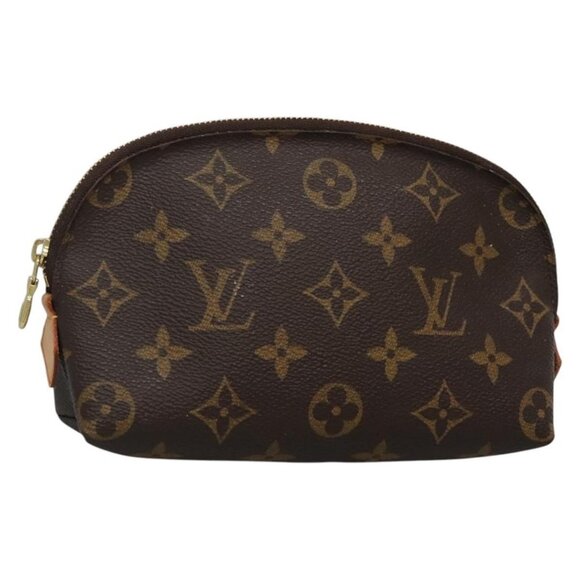 LOUIS VUITTON Monogram Pochette Cosmetic PM Cosmetic Pouch M47515 LV Auth BD1941 - Picture 1 of 16